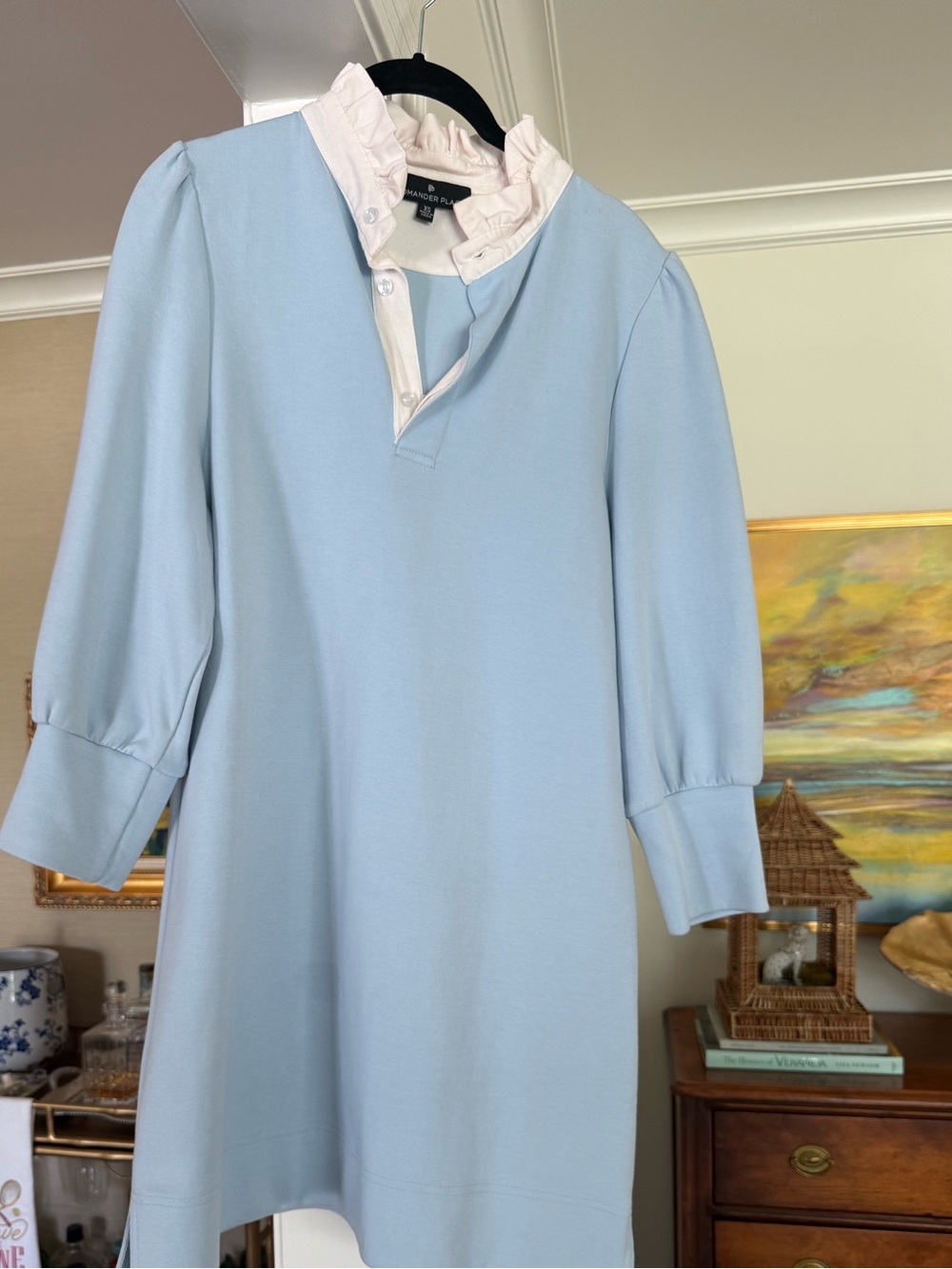 Tuckernuck Light Blue Charlotte Terry Dress